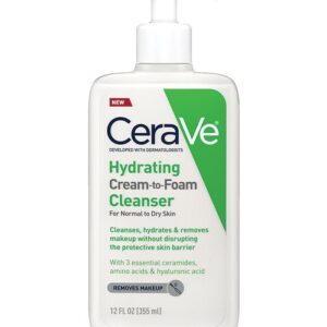 Cerave Hydrating Cream to foam Cleanser